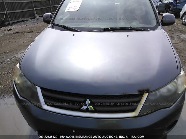 JA4LS21W68Z009261 - 2008 MITSUBISHI OUTLANDER ES 灰色 照片 10