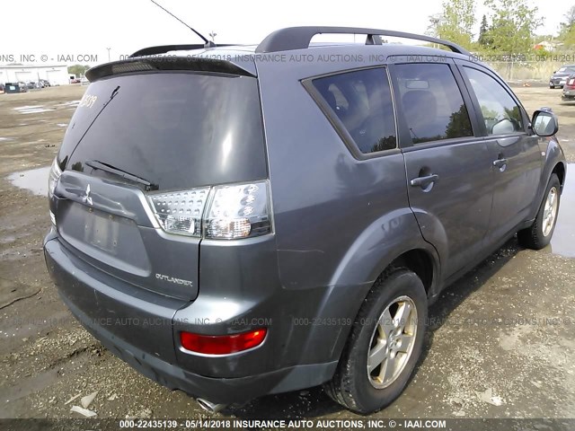 JA4LS21W68Z009261 - 2008 MITSUBISHI OUTLANDER ES 灰色 照片 4