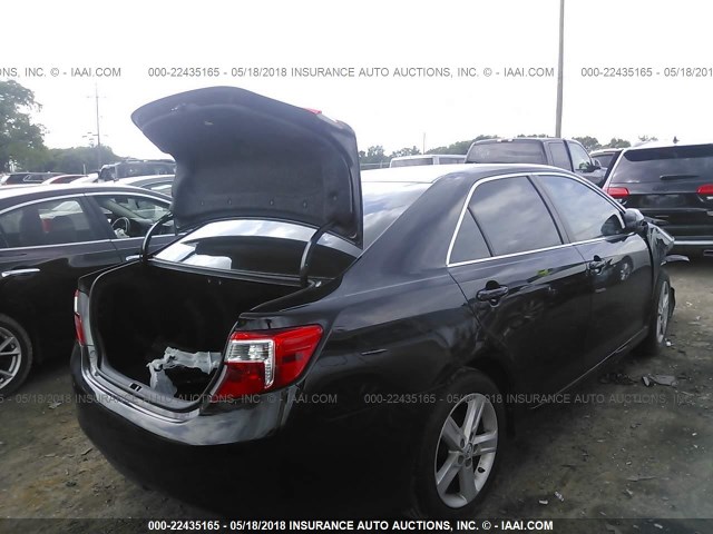 4T1BF1FK9EU832518 - 2014 TOYOTA CAMRY L/SE/LE/XLE 黑色 照片 4