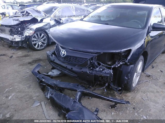 4T1BF1FK9EU832518 - 2014 TOYOTA CAMRY L/SE/LE/XLE 黑色 照片 6