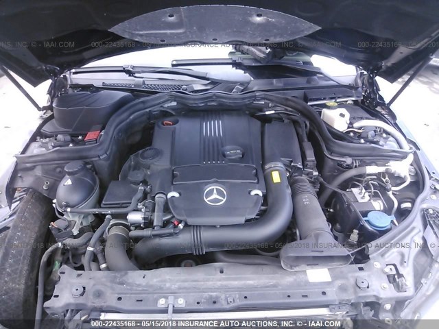 WDDGF4HB3CA642579 - 2012 MERCEDES-BENZ C 250 BLACK photo 10