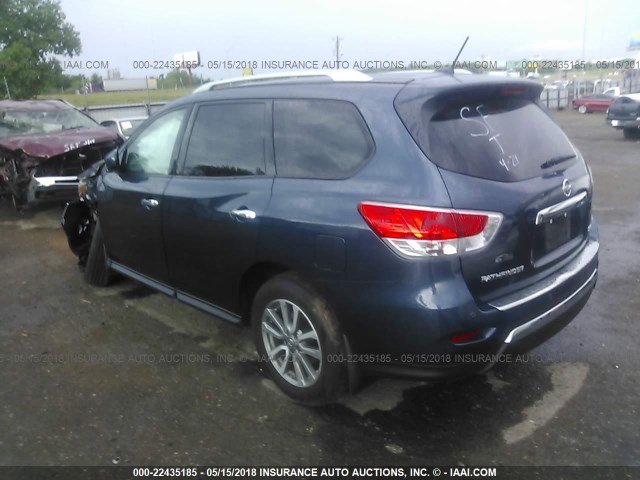 5N1AR2MN8EC692456 - 2014 NISSAN PATHFINDER S/SV/SL/PLATINUM 灰色 照片 3