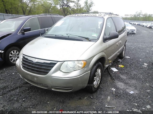2C8GP54L65R582838 - 2005 CHRYSLER TOWN & COUNTRY TOURING GOLD photo 2