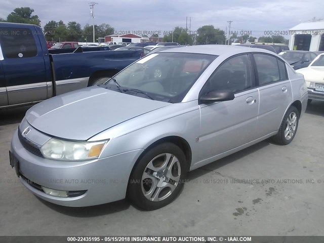 1G8AL52F74Z125888 - 2004 SATURN ION LEVEL 3 SILVER photo 2