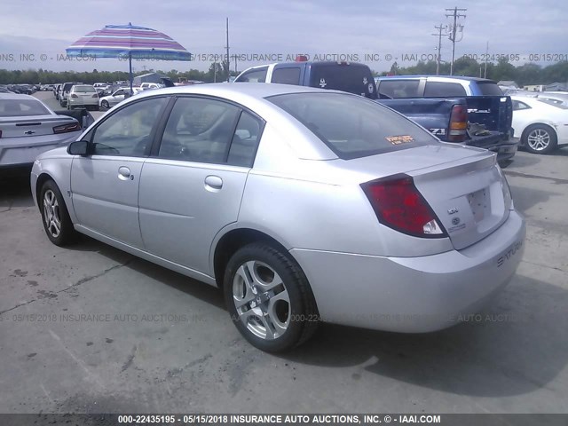 1G8AL52F74Z125888 - 2004 SATURN ION LEVEL 3 SILVER photo 3