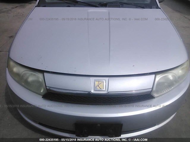 1G8AL52F74Z125888 - 2004 SATURN ION LEVEL 3 SILVER photo 6