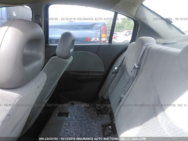 1G8AL52F74Z125888 - 2004 SATURN ION LEVEL 3 SILVER photo 8