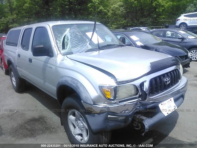 5TEHN72N51Z813146 - 2001 TOYOTA TACOMA DOUBLE CAB 银色 照片 6