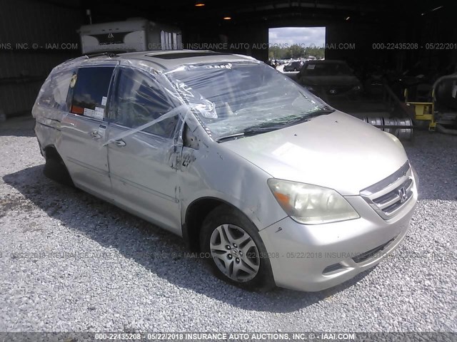 5FNRL38777B459667 - 2007 HONDA ODYSSEY EXL SILVER photo 1