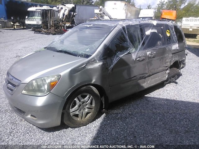 5FNRL38777B459667 - 2007 HONDA ODYSSEY EXL ვერცხლისფერი ფოტო 2