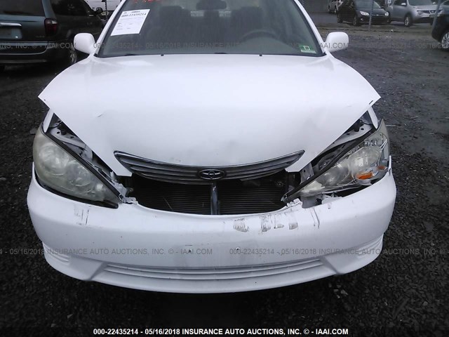 4T1BE30K56U728763 - 2006 TOYOTA CAMRY LE/XLE/SE თეთრი ფოტო 6
