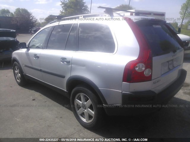 YV1CM592X51149823 - 2005 VOLVO XC90 SILVER photo 3