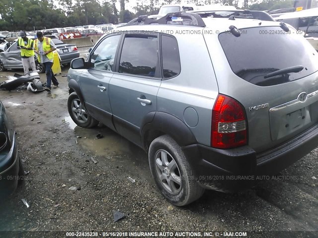 KM8JN12D25U216875 - 2005 HYUNDAI TUCSON GLS/LX GREEN photo 3