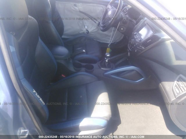 KMHTC6AE7GU252814 - 2016 HYUNDAI VELOSTER TURBO ლურჯი ფოტო 5