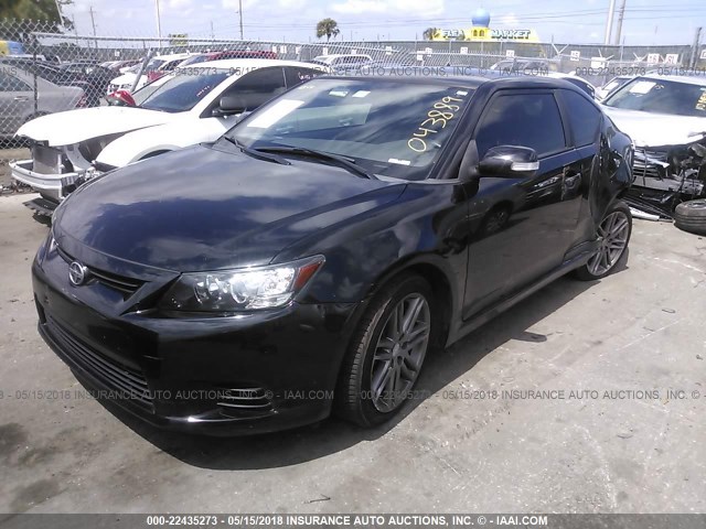 JTKJF5C76C3043889 - 2012 TOYOTA SCION TC 黑色 照片 2