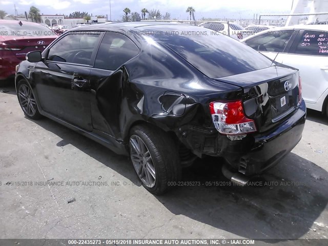 JTKJF5C76C3043889 - 2012 TOYOTA SCION TC 黑色 照片 3