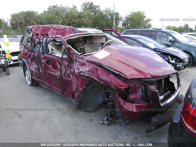 1FMPU17L04LA77606 - 2004 FORD EXPEDITION EDDIE BAUER RED photo 1