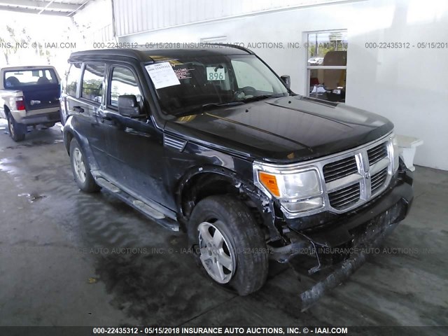 1D8GU28K29W530812 - 2009 DODGE NITRO SE BLACK photo 1