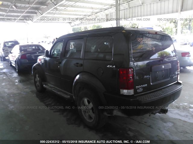 1D8GU28K29W530812 - 2009 DODGE NITRO SE BLACK photo 3