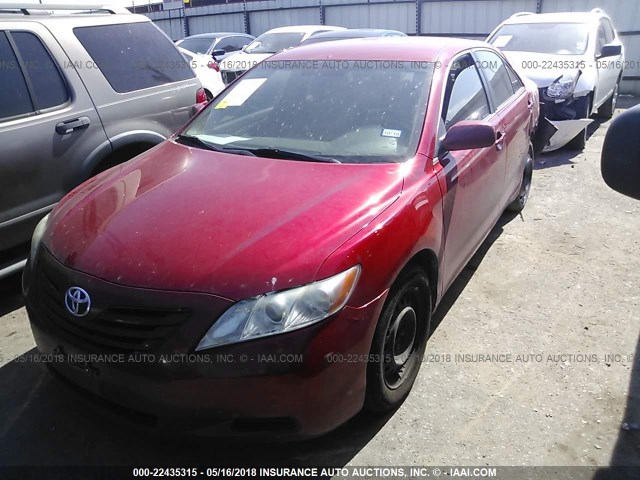 4T1BE46K57U033326 - 2007 TOYOTA CAMRY NEW GENERAT CE/LE/XLE/SE RED photo 2