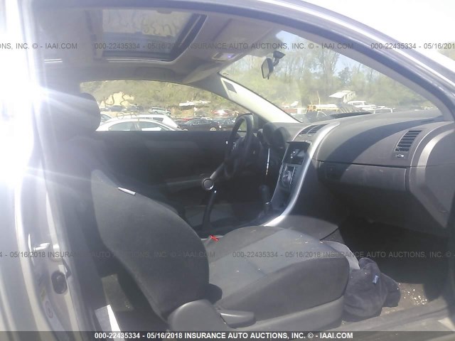 JTKDE167780246867 - 2008 TOYOTA SCION TC 银色 照片 5