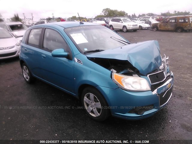 KL1TD66E69B617063 - 2009 CHEVROLET AVEO LS/LT 蓝色 照片 1