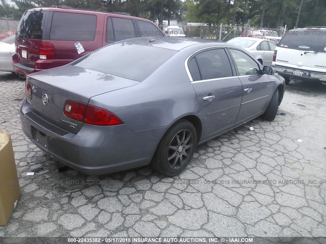 1G4HD57297U127419 - 2007 BUICK LUCERNE CXL GRAY photo 4