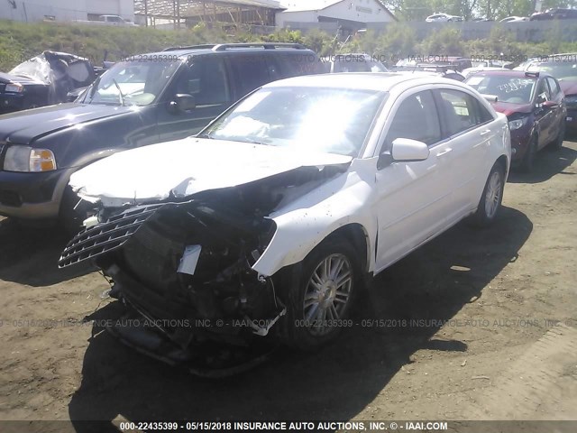 1C3LC56R28N201859 - 2008 CHRYSLER SEBRING TOURING WHITE photo 2