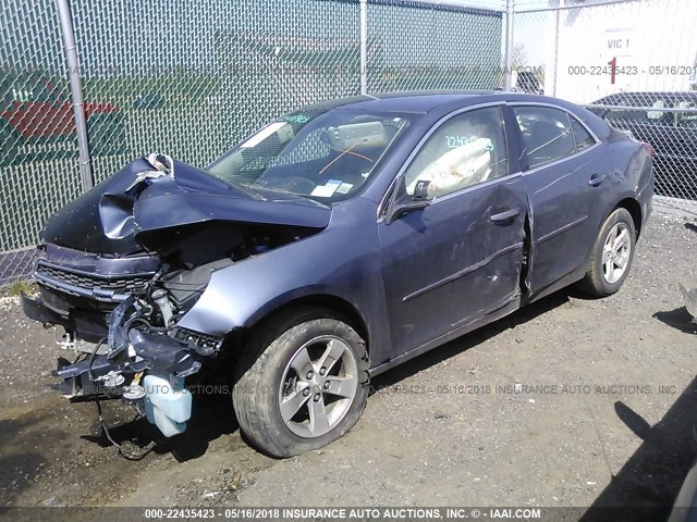 1G11B5SA2DF186458 - 2013 CHEVROLET MALIBU LS Mavi foto 2