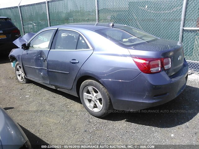 1G11B5SA2DF186458 - 2013 CHEVROLET MALIBU LS Mavi foto 3