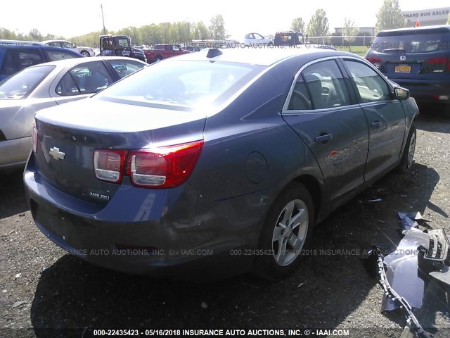 1G11B5SA2DF186458 - 2013 CHEVROLET MALIBU LS Mavi foto 4