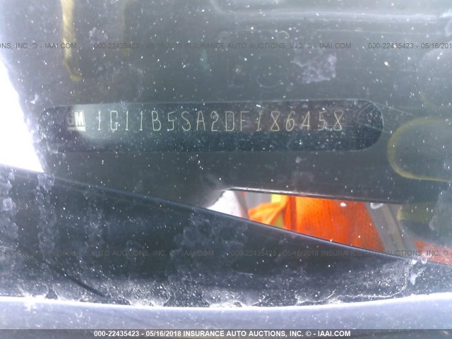 1G11B5SA2DF186458 - 2013 CHEVROLET MALIBU LS Mavi foto 9