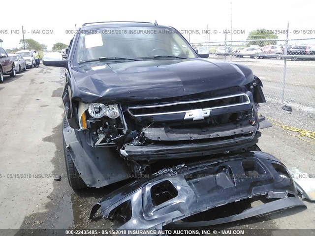 3GNFC16017G246549 - 2007 CHEVROLET SUBURBAN C1500 BLACK photo 6