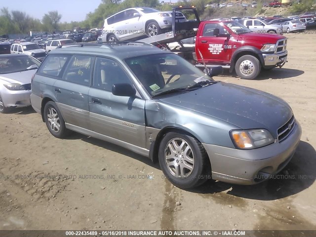 4S3BH675916620950 - 2001 SUBARU LEGACY OUTBACK AWP 绿色 照片 1