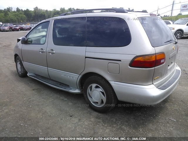 4T3ZF13C9YU188414 - 2000 TOYOTA SIENNA LE/XLE TAN photo 3