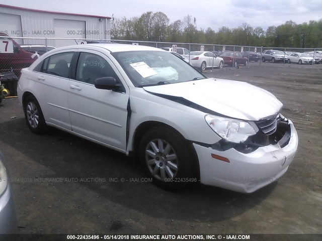 1C3CC4FB7AN166271 - 2010 CHRYSLER SEBRING TOURING WHITE photo 1