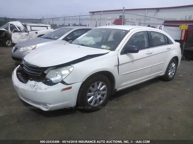 1C3CC4FB7AN166271 - 2010 CHRYSLER SEBRING TOURING WHITE photo 2