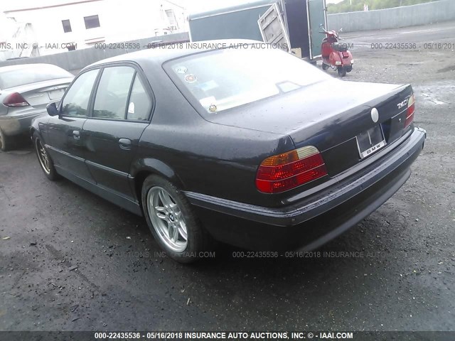 WBAGG8342YDN77850 - 2000 BMW 740 I AUTOMATIC BLACK photo 3