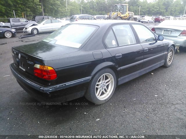 WBAGG8342YDN77850 - 2000 BMW 740 I AUTOMATIC BLACK photo 4