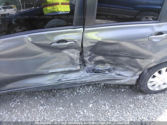 3N1CE2CP6GL364667 - 2016 NISSAN VERSA NOTE S/S PLUS/SV/SL/SR GRAY photo 6