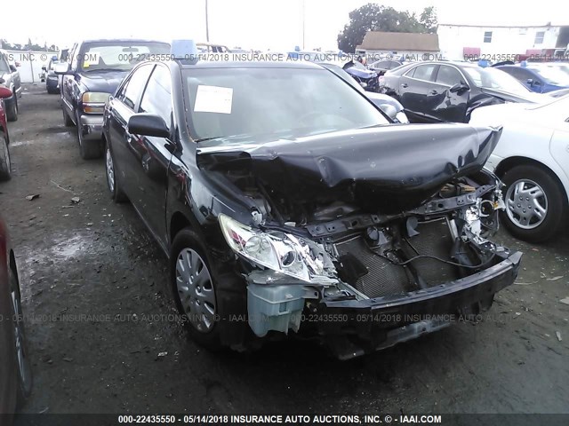 4T1BE46K68U767202 - 2008 TOYOTA CAMRY CE/LE/XLE/SE BLACK photo 1