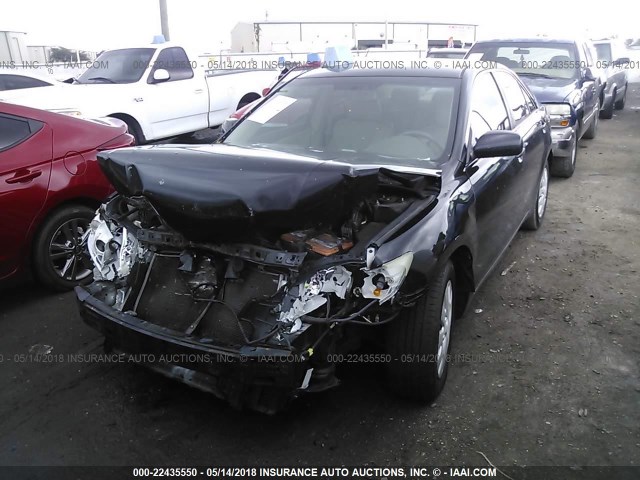 4T1BE46K68U767202 - 2008 TOYOTA CAMRY CE/LE/XLE/SE BLACK photo 2