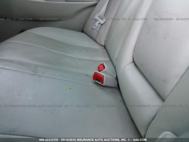 4T1BE46K68U767202 - 2008 TOYOTA CAMRY CE/LE/XLE/SE BLACK photo 8