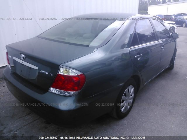 4T1BE32K36U127445 - 2006 TOYOTA CAMRY LE/XLE/SE 绿色 照片 4
