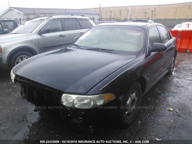 1G4HR54K42U192631 - 2002 BUICK LESABRE LIMITED BLACK photo 2