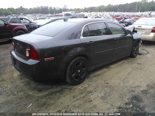 1G1ZB5E08CF273592 - 2012 CHEVROLET MALIBU LS GRAY photo 4