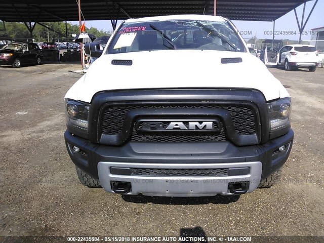 1C6RR7YTXFS751440 - 2015 RAM 1500 REBEL WHITE photo 6