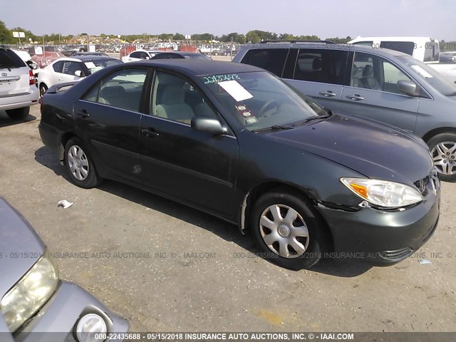4T1BE32K33U764539 - 2003 TOYOTA CAMRY LE/XLE/SE მწვანე ფოტო 1