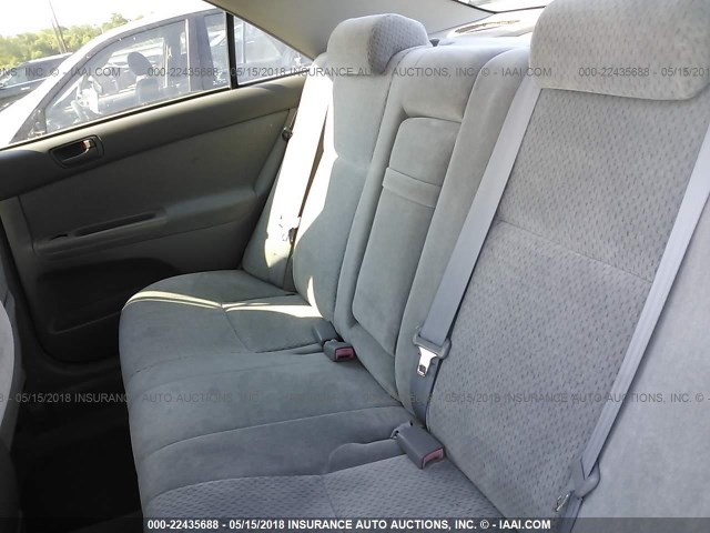 4T1BE32K33U764539 - 2003 TOYOTA CAMRY LE/XLE/SE მწვანე ფოტო 8