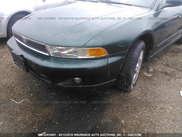 4A3AA46G61E184813 - 2001 MITSUBISHI GALANT ES GREEN photo 6